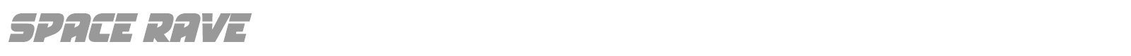 Space Rave font preview
